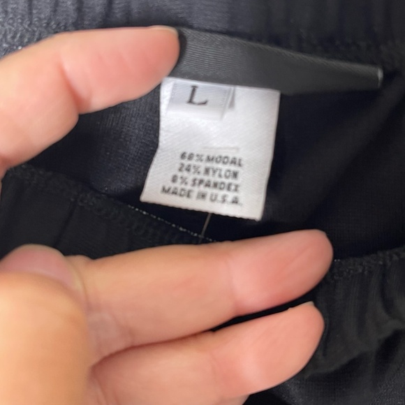 Bryn Walker Olivier Lantern Pants Size L Black Modal Blend Made In USA - Picture 8 of 14